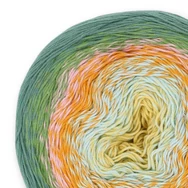 Scheepjes Cotton Whirl 721 Spring Whisper - színátmenetes fonal - yarn cake