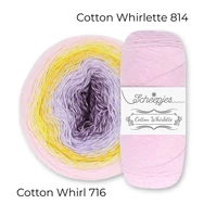 Scheepjes Cotton Whirlette 814 Cotton Candy - rózsaszín fonal - pink yarn
