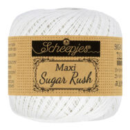 Scheepjes Maxi Sugar Rush Snow White 106 - pamut fonal  - cotton yarn - 50gramm