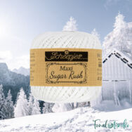 Scheepjes Maxi Sugar Rush Snow White 106 - pamut fonal  - cotton yarn - 50gramm