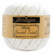 Scheepjes Maxi Sweet Treat Bridal White105 - pamut fonal  - cotton yarn