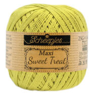 Scheepjes Maxi Sweet Treat 245 Green Yellow - sárgászöld pamut fonal  - cotton yarn