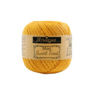Scheepjes Maxi Sweet Treat 249 Saffron - sáfrány sárga pamut fonal  - yellow cotton yarn