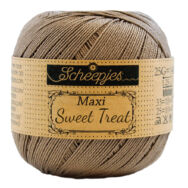 Scheepjes Maxi Sweet Treat 254 Moon Rock - barnás szürke pamut fonal  - gray cotton yarn