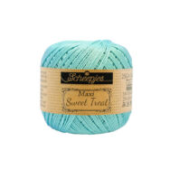Scheepjes Maxi Sweet Treat 397 Cyan - ciánkék pamut fonal  - blue cotton yarn