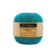 Scheepjes Maxi Sweet Treat 401 Dark Teal - sötét türkiz pamut fonal  - dark cyan cotton yarn