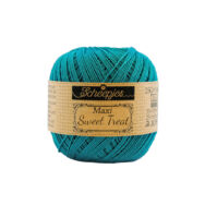Scheepjes Maxi Sweet Treat 401 Dark Teal - sötét türkiz pamut fonal  - dark cyan cotton yarn