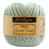Scheepjes Maxi Sweet Treat 402 Silver Green - ezüstszürke pamut fonal  - cotton yarn