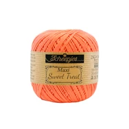 Scheepjes Maxi Sweet Treat 410 Rich Coral - korall szín pamut fonal - cotton yarn