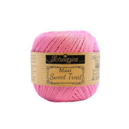 Scheepjes Maxi Sweet Treat 519 Fresia - pink - rózsaszín - pamut fonal  - cotton yarn