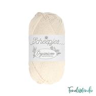 Scheepjes Organicon 200 Clouded Crystal - ecru - törtfehér - biopamut fonal - organic cotton yarn Scheepjes Organicon 200 Clouded Crystal - ecru - törtfehér - biopamut fonal - organic cotton yarn