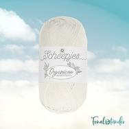 Scheepjes Organicon 202 Soft Cloud - ecru - törtfehér - biopamut fonal - organic cotton yarn - 02 Scheepjes Organicon 202 Soft Cloud - ecru - törtfehér - biopamut fonal - organic cotton yarn - 02