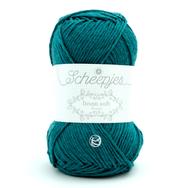 Scheepjes Linen Soft 608 turquoise - türkiz len keverék fonal - yarn blend Scheepjes Linen Soft 608 turquoise - türkiz len keverék fonal - yarn blend