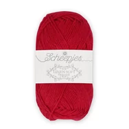 Scheepjes Linen Soft 633 - red - piros - len keverék fonal - yarn blend