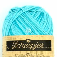 Scheepjes Sunkissed 18 Beach Hut Blue - kék pamut fonal  - cotton yarn