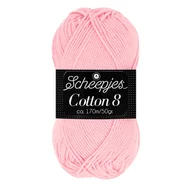 Scheepjes Cotton8 654 pink - rózsaszín pamut fonal  - cotton yarn