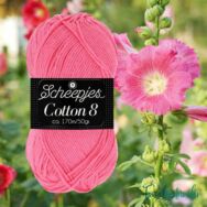 Scheepjes Cotton8 719 pink - rózsaszín pamut fonal  - cotton yarn - 02