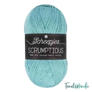 Scheepjes Scrumptious 314 Blue Glazed Doughnut - világoskék öko akril fonal - recycled blue acrylic yarn blend