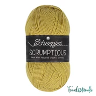 Scheepjes Scrumptious 315 Citrus Rice Pudding - sárga öko akril fonal - recycled yellow acrylic yarn blend