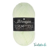 Scheepjes Scrumptious 317 Honeydew Melon Sorbet - világoszöld öko akril fonal - recycled lightgreen acrylic yarn blend