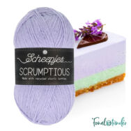 Scheepjes Scrumptious 334 Lavender Slice - lila öko akril fonal - recycled purple acrylic yarn blend - 2