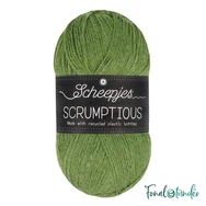 Scheepjes Scrumptious 336 Green Tea Éclairs - zöld öko akril fonal - recycled lightgreen acrylic yarn blend