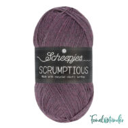 Scheepjes Scrumptious 347 Choco Raspberry Bavarois - lila öko akril fonal - recycled purple acrylic yarn blend