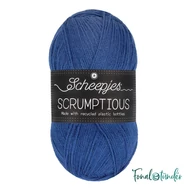 Scheepjes Scrumptious 352 Butterfly Pea Mousse - búzavirág kék öko akril fonal - recycled blue acrylic yarn blend