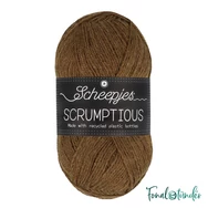Scheepjes Scrumptious 363 Gingerbread Pudding - barna öko akril fonal - recycled brown acrylic yarn