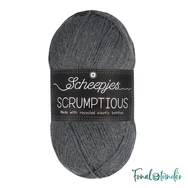 Scheepjes Scrumptious 372 Chia Seed Pudding - szürke öko akril fonal - recycled gray acrylic yarn blend