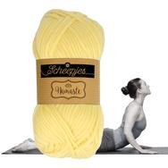 Scheepjes Namaste 600 Sphinx - halvány sárga gyapjú fonal - light yellow yarn blend Scheepjes Namaste 600 Sphinx - halvány sárga gyapjú fonal - light yellow yarn blend