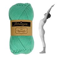 Scheepjes Namaste 630 Upward Salute - jadezöld gyapjú fonal - jade green yarn blend Scheepjes Namaste 630 Upward Salute - jadezöld gyapjú fonal - jade green yarn blend