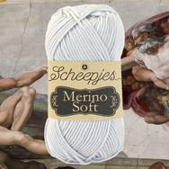 Scheepjes Merino Soft 603 Michelangelo - világosszürke gyapjú fonal - light-gray yarn blend Scheepjes Merino Soft 603 Michelangelo - világosszürke gyapjú fonal - light-gray yarn blend