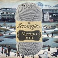 Scheepjes Merino Soft 604 Lowry - szürke gyapjú fonal - gray yarn blend Scheepjes Merino Soft 604 Lowry - szürke gyapjú fonal - gray yarn blend