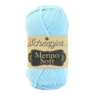 Scheepjes Merino Soft 614 Magritte - világoskék gyapjú fonal - light-blue yarn blend Scheepjes Merino Soft 614 Magritte - világoskék gyapjú fonal - light-blue yarn blend