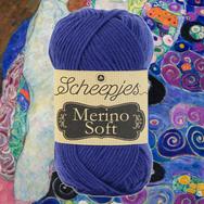 Scheepjes Merino Soft 616 Klimt - mélykék gyapjú fonal - deep blue yarn blend Scheepjes Merino Soft 616 Klimt - mélykék gyapjú fonal - deep blue yarn blend
