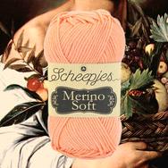 Scheepjes Merino Soft 642 Caravaggio - barackszín gyapjú fonal - peach yarn blend Scheepjes Merino Soft 642 Caravaggio - barackszín gyapjú fonal - peach yarn blend