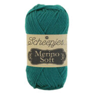 Scheepjes Merino Soft 643 Ansingh - sötét türkiz gyapjú fonal - dark teal yarn blend