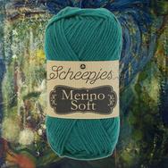 Scheepjes Merino Soft 643 Ansingh - sötét türkiz gyapjú fonal - dark teal yarn blend Scheepjes Merino Soft 643 Ansingh - sötét türkiz gyapjú fonal - dark teal yarn blend