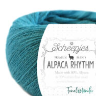 Scheepjes Alpaca Rhythm 659 Lindy - kék alpaca gyapjú fonal - wool yarn