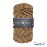 Durable Braided 2224 Amber Stone - brown cotton cord - sárgásbarna zsinórfonal - 5mm