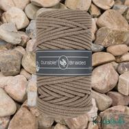 Durable Braided 343 Warm Taupe cotton cord - fakóbarna zsinórfonal - 5mm - 02 Durable Braided 343 Warm Taupe cotton cord - fakóbarna zsinórfonal - 5mm - 02