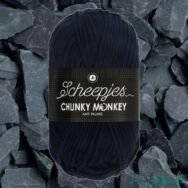 Scheepjes Chunky 1011 Slate - mélykék akril fonal - acrylic yarn - kep2