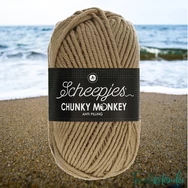 Scheepjes Chunky Monkey 1054 Tawny - barna akril fonal - brown acrylic yarn