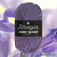 Scheepjes Chunky Monkey 1277 Iris - lila akril fonal - purple acrylic yarn Scheepjes Chunky Monkey 1277 Iris - lila akril fonal - purple acrylic yarn