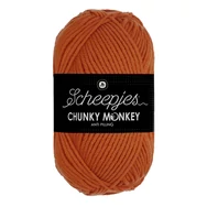 Scheepjes Chunky Monkey 1711 Deep Orange - sötét narancs akril fonal - acrylic yarn