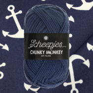 Scheepjes Chunky Monkey 2005 Navy - tengerész-kék akril fonal - deep-blue acrylic yarn