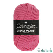 Scheepjes Chunky Monkey 2006 Bubblegum - rózsaszín akril fonal - pink acrylic yarn