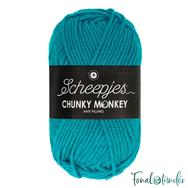 Scheepjes Chunky Monkey 2012 - türkizkék akril fonal - turquoise acrylic yarn Scheepjes Chunky Monkey 2012 - türkizkék akril fonal - turquoise acrylic yarn