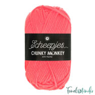 Scheepjes Chunky Monkey 2013 Punch - epres rózsaszín akril fonal - pink acrylic yarn